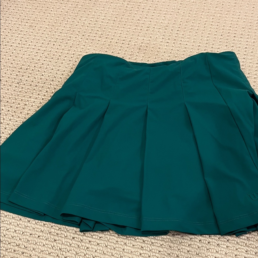 Wilson Teal Mini Skirt